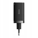 ŁADOWARKA SIECIOWA BASEUS 2XUSB-C + USB 65W KABEL