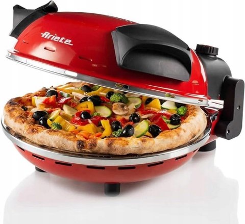 Ariete Piec do pizzy Da Gennaro 1200 W czerwony