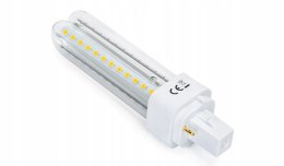 Żarówka LED PLC G24d-3 11W CCD 230V rurkowa 2U 1070Lm 3000K barwa CIEPŁA WW